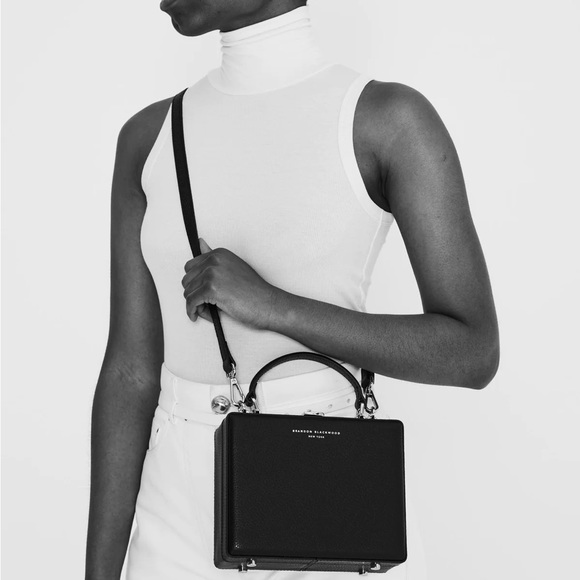 Brandon Blackwood Kendrick Trunk | EVERGREEN LEATHER SILVER HARDWARE - Picture 7 of 7